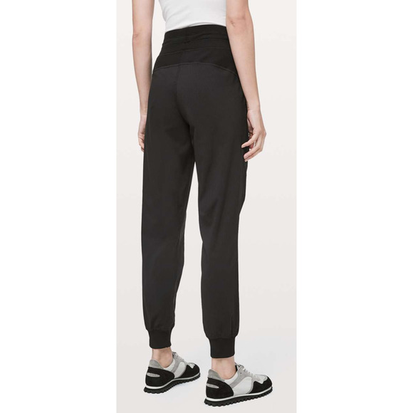 *Flawed Lululemon Dance Studio Jogger 29" Pants Black Drawstring Women's Size 8 - Picture 12 of 16